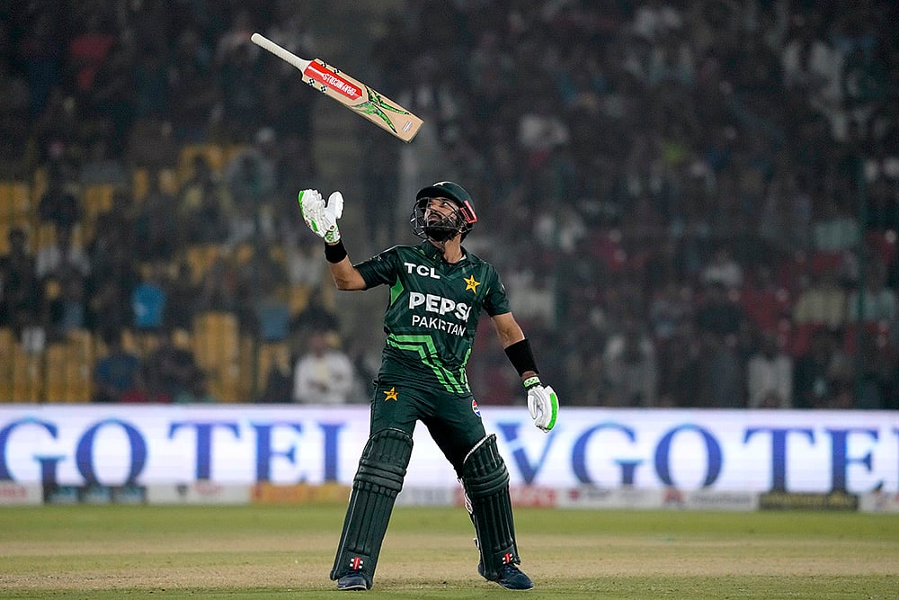 Pakistan Tri-series ODI cricket Pakistan vs South Africa match Pics: Mohammad Rizwan 