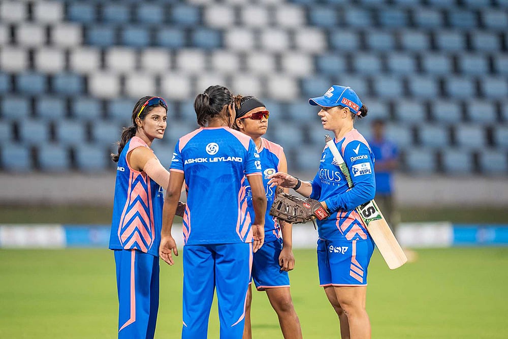 Womens Premier League WPL 2025 Mumbai Indians MI Training photos: Nicole Bolton