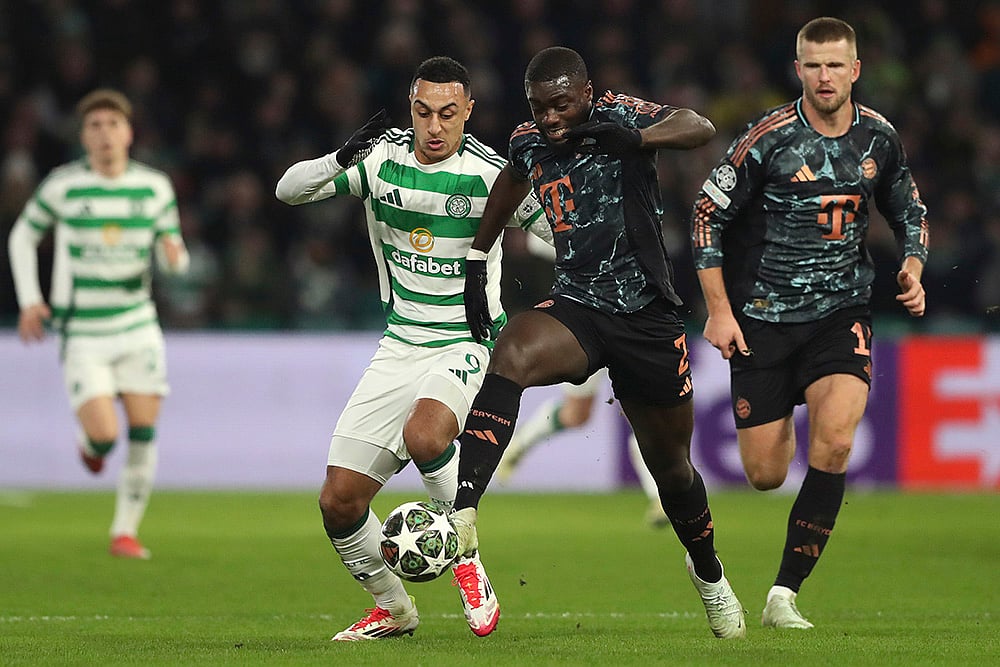 Britain Soccer Champions League playoff first leg Celtic Glasgow Vs Bayern Munich: Adam Idah