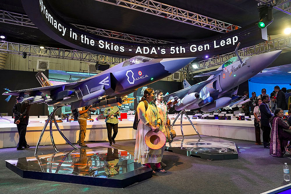 15th edition of Aero India 2025 Air Show at Yelahanka air base in Bengaluru: AMCA