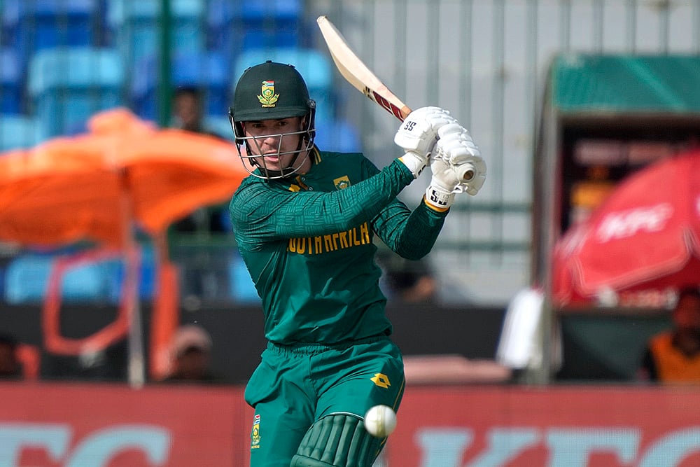 Pakistan Tri-series ODI cricket Pakistan vs South Africa match Pics: Mathew Breetzke