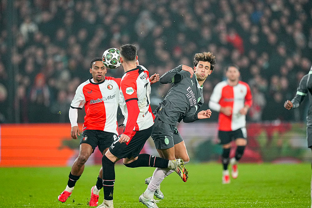 Netherlands Soccer Champions League playoff first leg Feyenoord vs AC Milan: Joao Felix 
