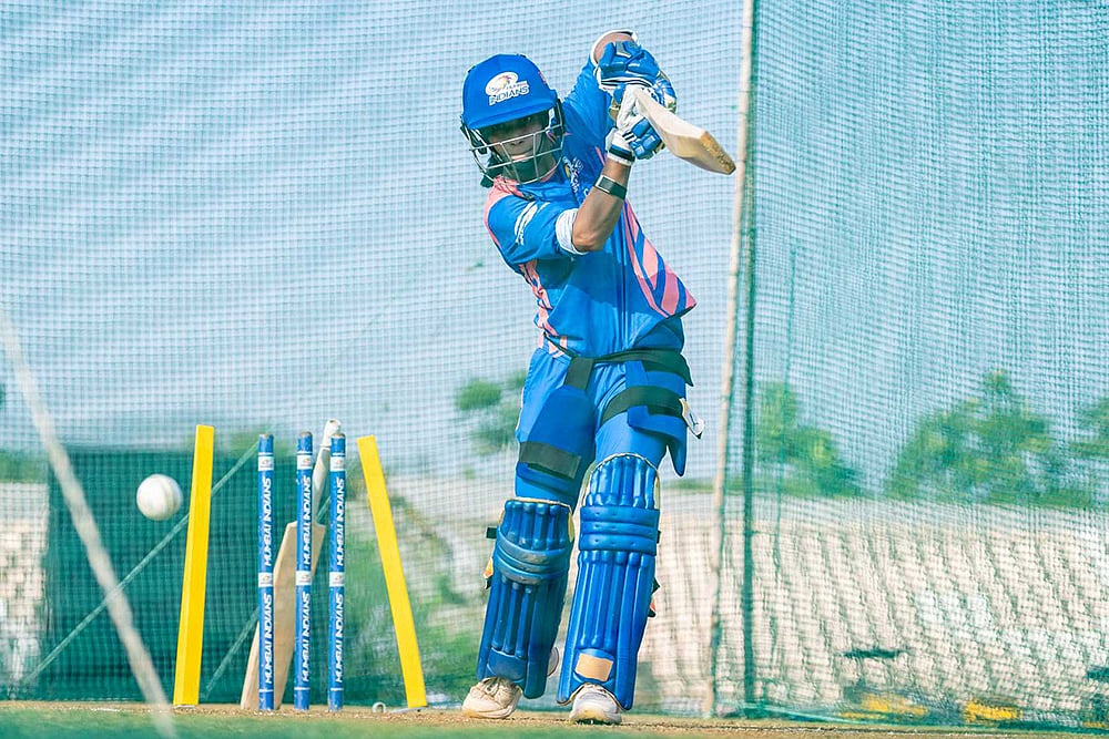 Womens Premier League WPL 2025 Mumbai Indians MI Training photos: Amanjot Kaur 