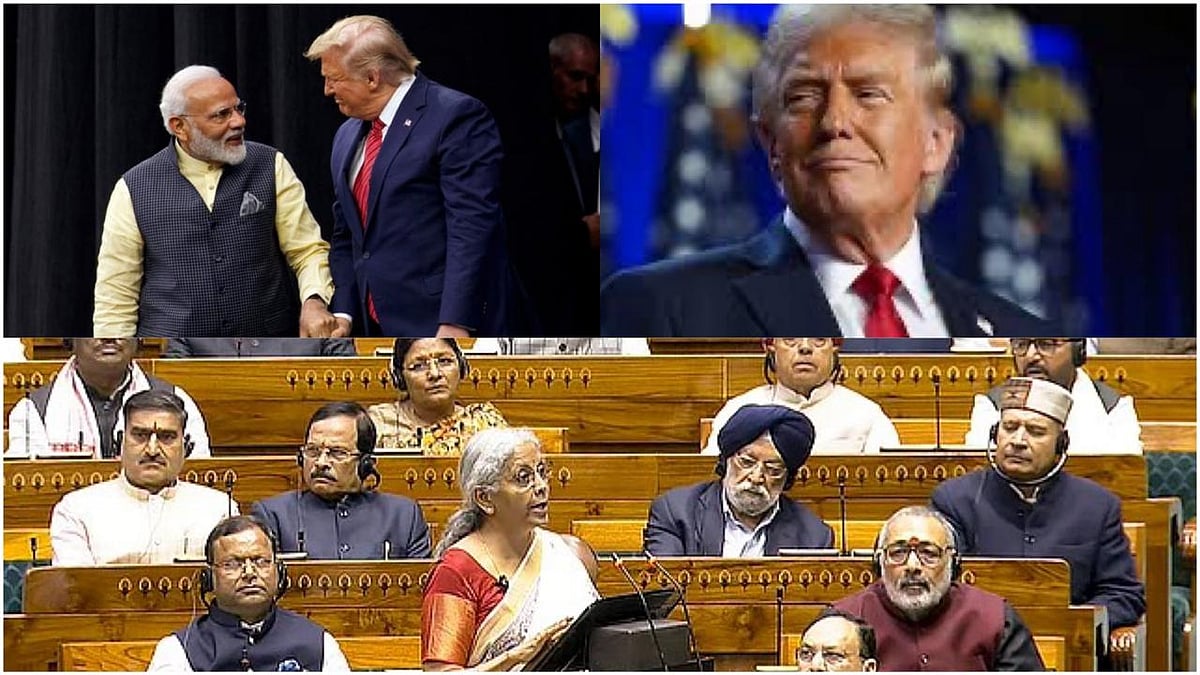 PTI : News Wrap: (Clockwise) Modi in US, President Trump, FM Sitharaman tables IT bill