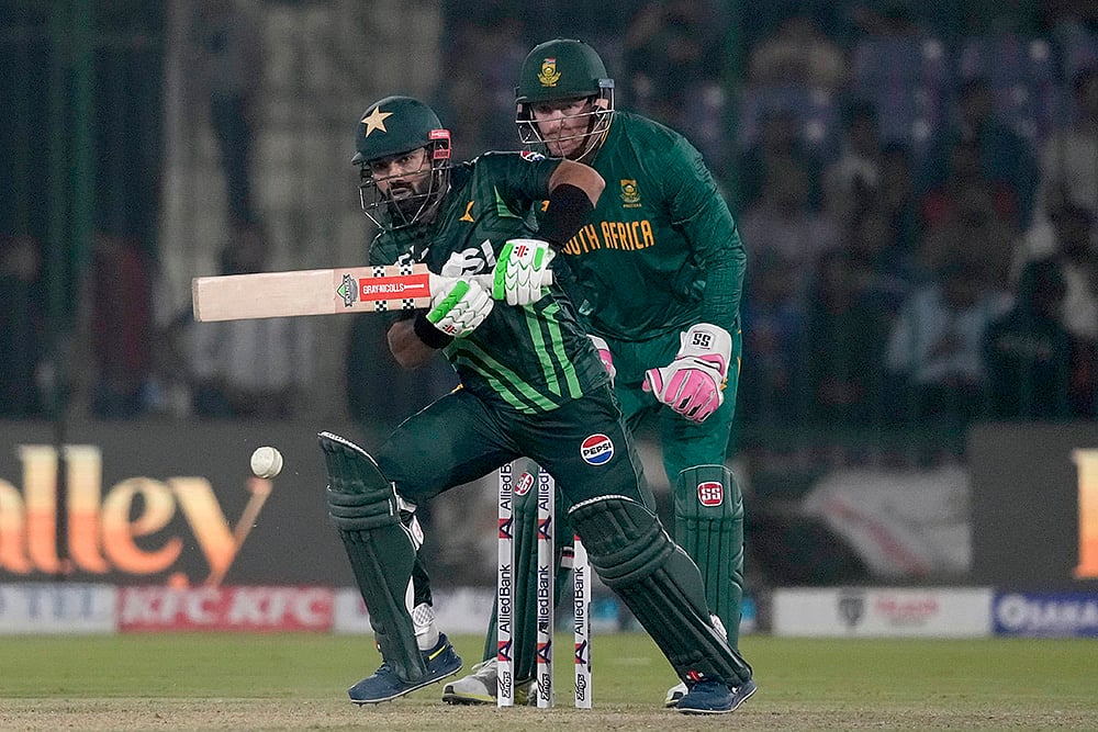 Pakistan Tri-series ODI cricket Pakistan vs South Africa match Pics: Mohammad Rizwan