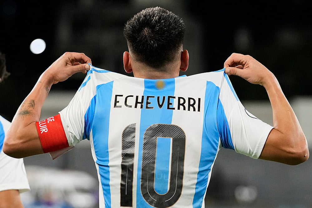 U-20 South American Soccer Championship 2025 Brazil vs Argentina: Claudio Echeverri 