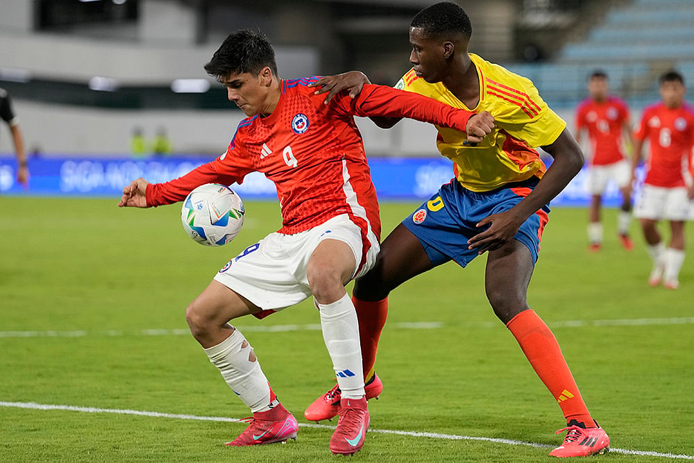 U-20 South American Soccer Championship 2025 Colombia vs Chile: Damian Pizarro