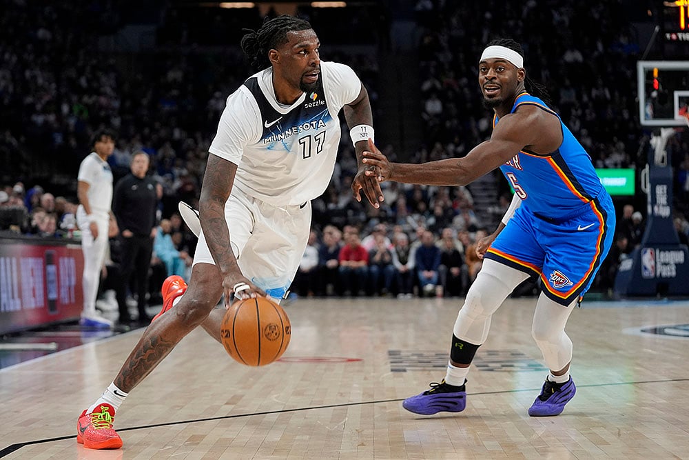 NBA Basketball game Minnesota Timberwolves vs Oklahoma City Thunder: Naz Reid