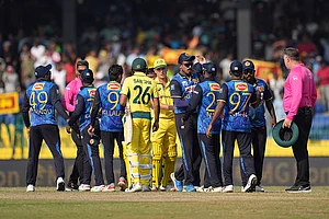| Photo: AP/Eranga Jayawardena : SL vs AUS 2nd ODI:
