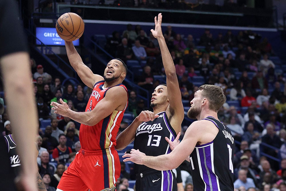 NBA Basketball game New Orleans Pelicans vs Sacramento Kings: CJ McCollum