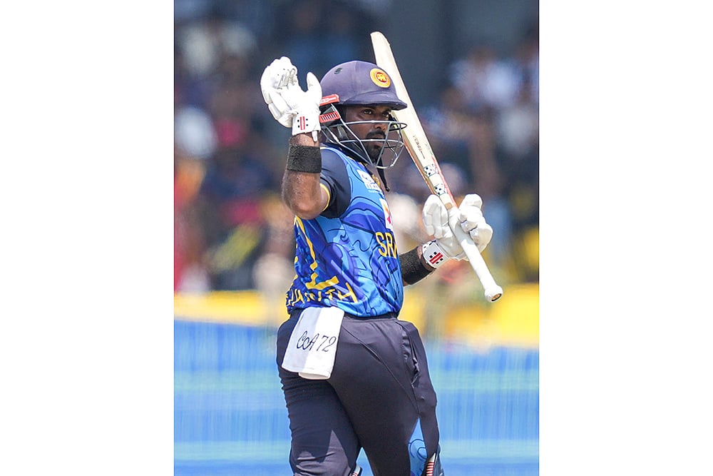 Sri Lanka vs Australia Cricket SL vs AUS 2nd ODI match pics from Colombo: Charith Asalanka 