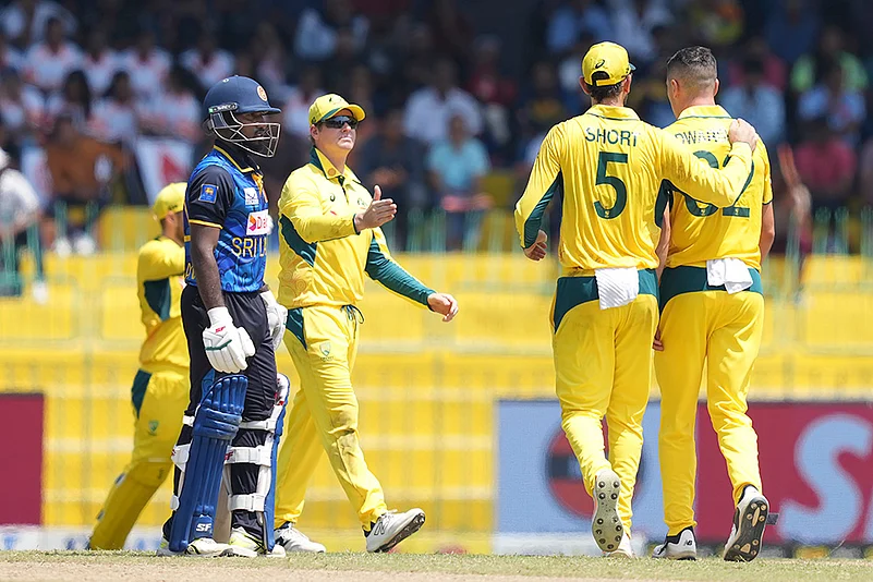 Sri Lanka vs Australia Cricket SL vs AUS 2nd ODI match pics from Colombo: Nishan Madushka