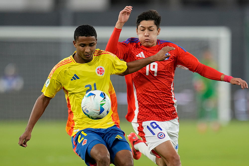 U-20 South American Soccer Championship 2025 Colombia vs Chile: Carlos Sarabia