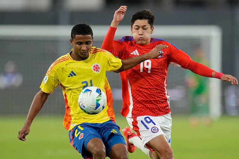 U-20 South American Soccer Championship 2025 Colombia vs Chile: Carlos Sarabia