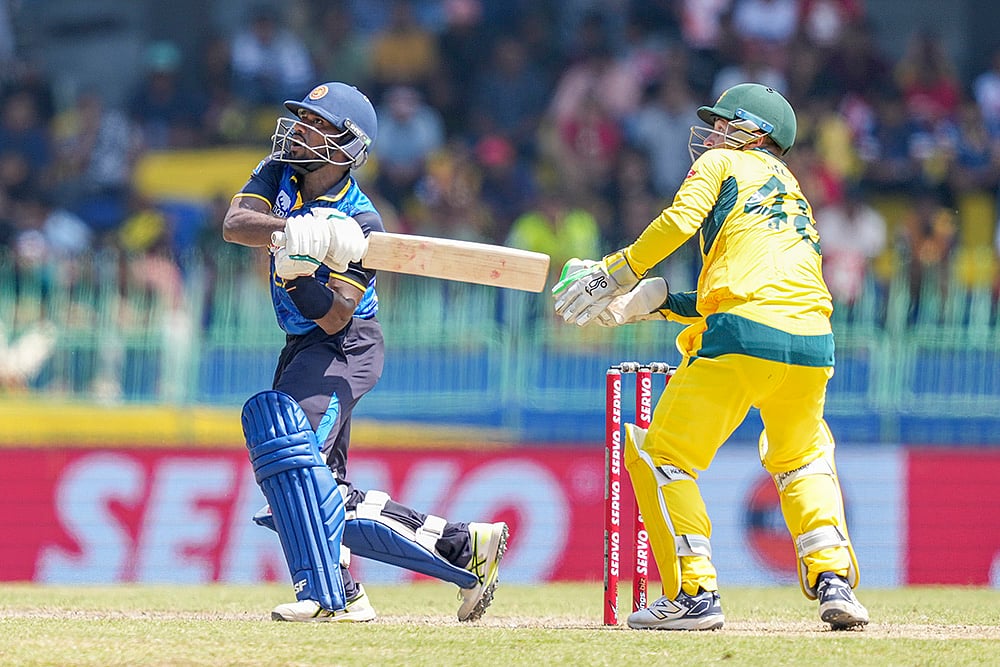 Sri Lanka vs Australia Cricket SL vs AUS 2nd ODI match pics from Colombo: Nishan Madushka