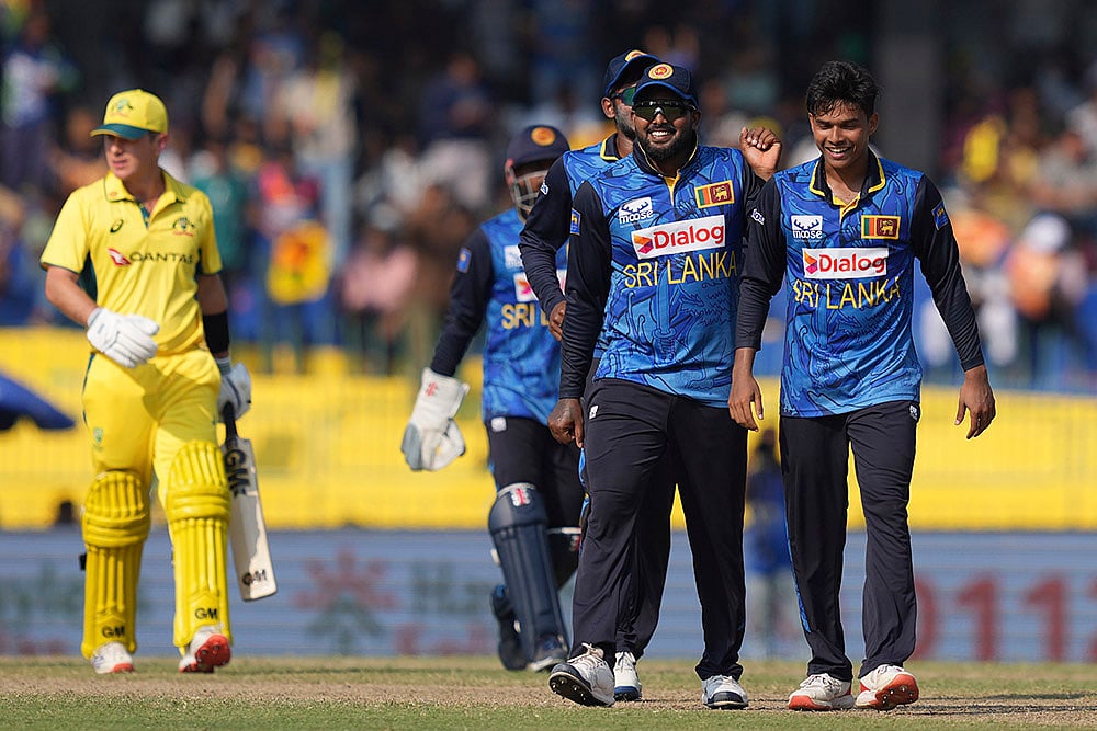 Sri Lanka vs Australia Cricket SL vs AUS 2nd ODI match pics from Colombo: Danith Wellalage