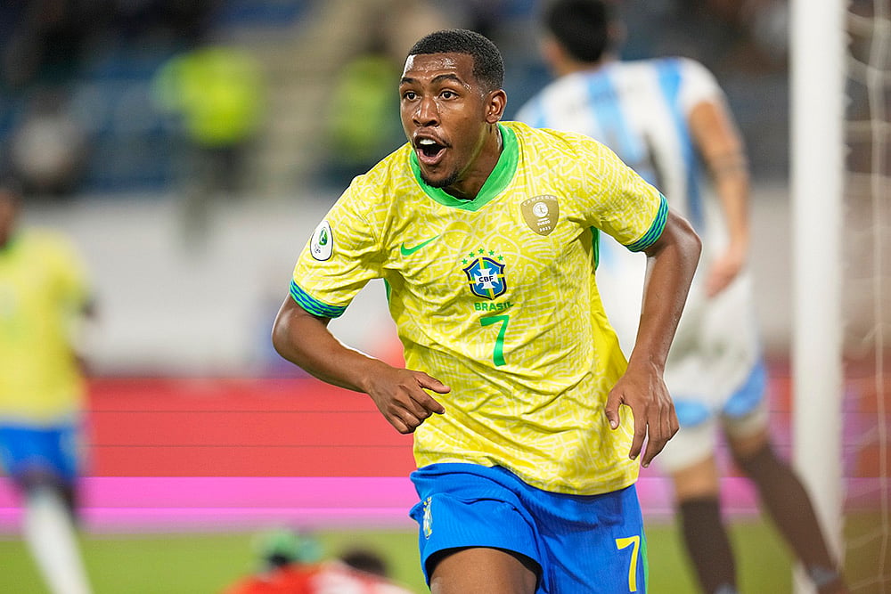 U-20 South American Soccer Championship 2025 Brazil vs Argentina: Rayan 