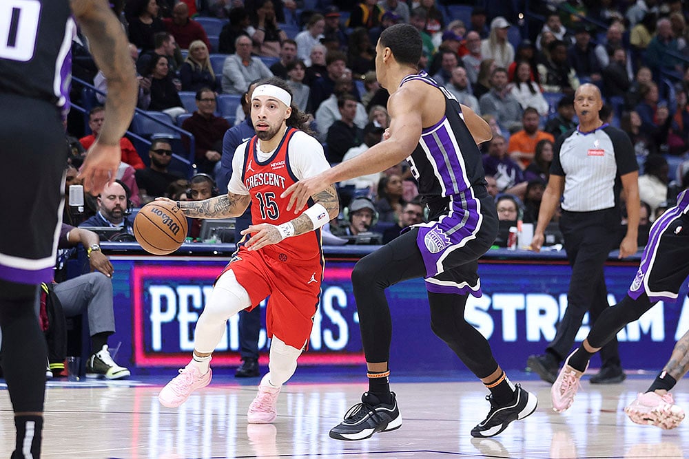 NBA Basketball game New Orleans Pelicans vs Sacramento Kings: Jose Alvarado