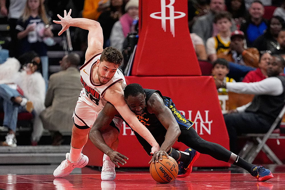 NBA Basketball Game: Golden State Warriors vs Houston Rockets