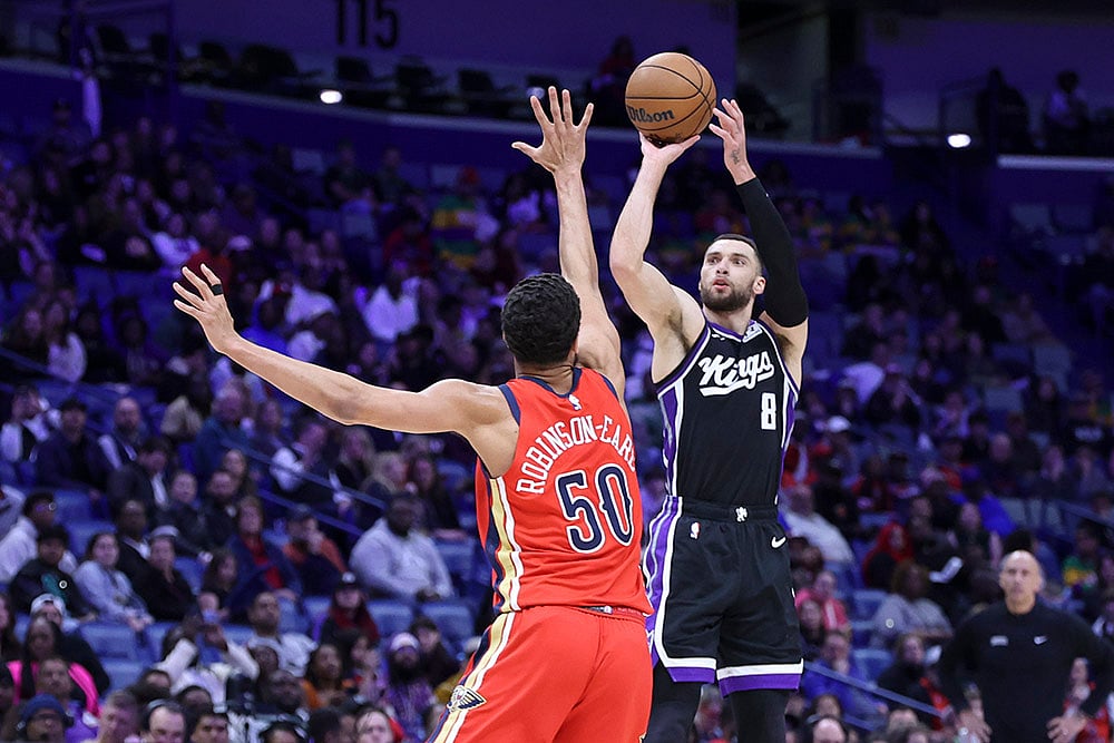 NBA Basketball game New Orleans Pelicans vs Sacramento Kings: Zach LaVine