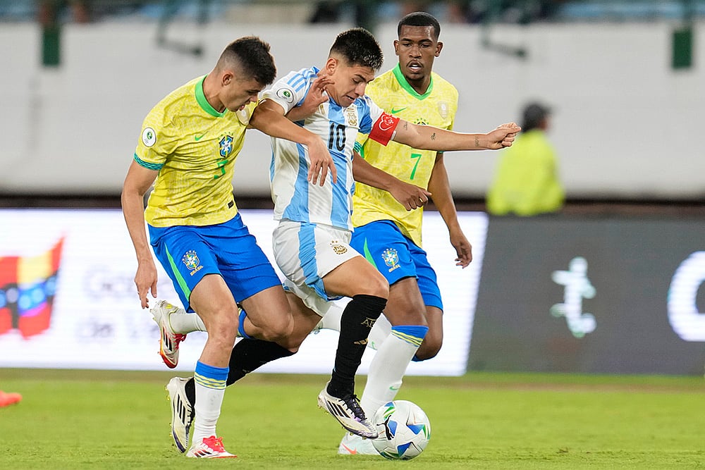 U-20 South American Soccer Championship 2025 Brazil vs Argentina: Claudio Echeverri