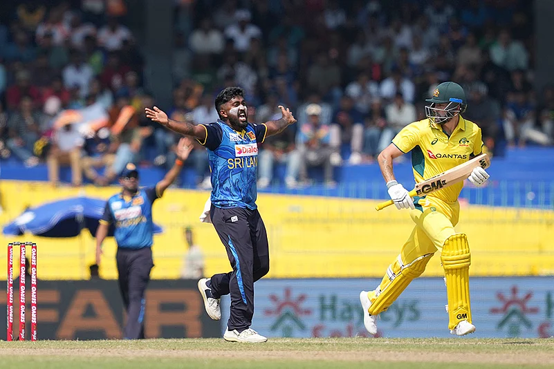 Sri Lanka vs Australia Cricket SL vs AUS 2nd ODI match pics from Colombo: Asitha Fernando