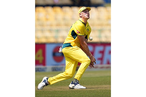 SL vs AUS 2nd ODI: Australia's Ben Dwarshuis misfields a ball