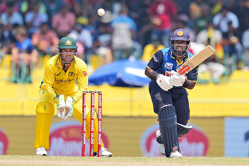 Sri Lanka vs Australia Cricket SL vs AUS 2nd ODI match pics from Colombo: Charith Asalanka
