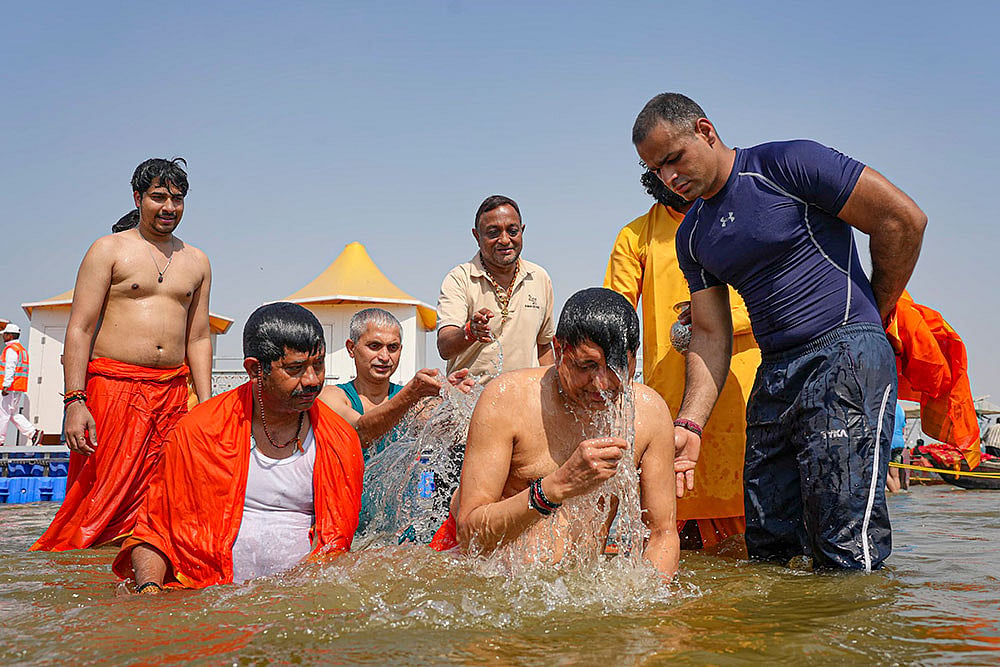 Piyush Goyal at Mahakumbh
