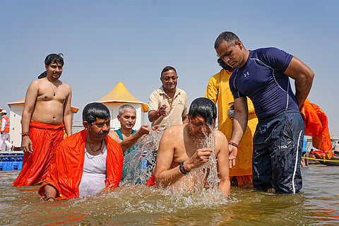 Piyush Goyal at Mahakumbh