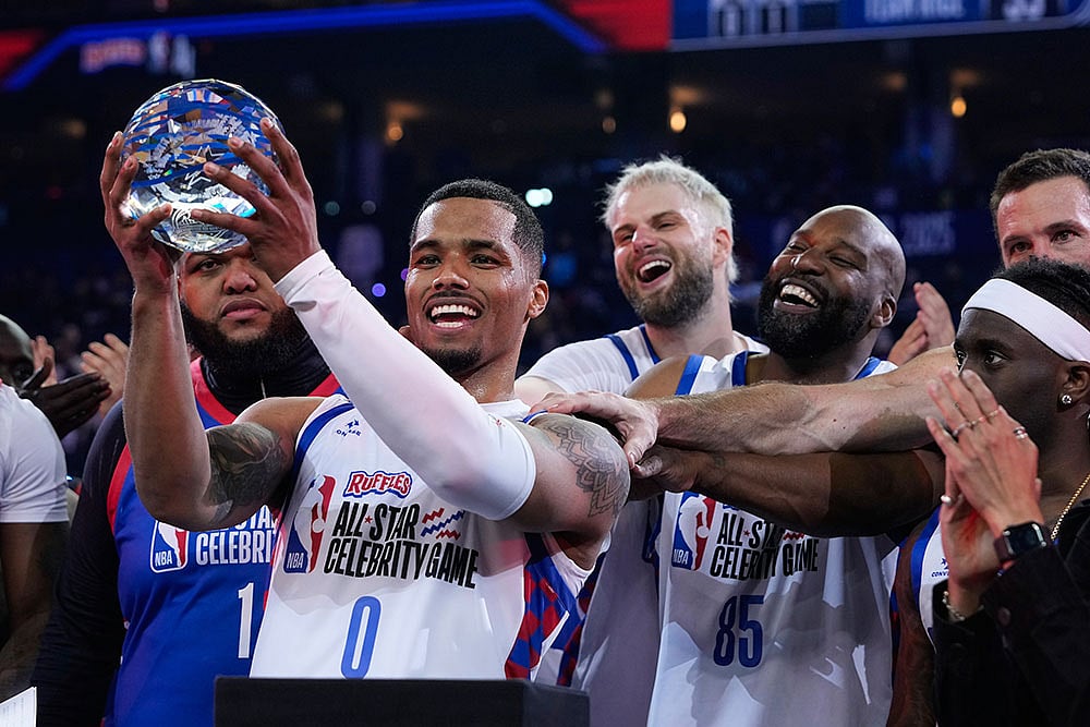 | Photo: AP/Godofredo A. Vásquez : All Star Celebrity Game Basketball