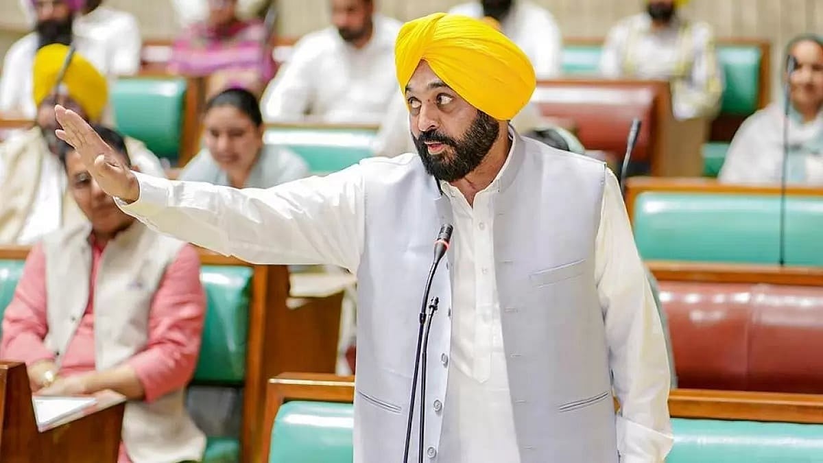 File Image : Punjab CM Bhagwant Mann Questioned Bajwa's Source Of Information In State Assembly 