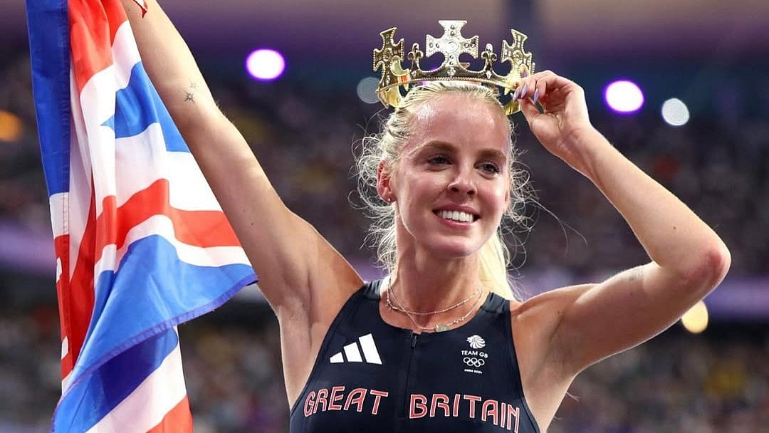 Instagram/@keely.hodgkinson : Hodgkinson won gold in the 800 meters at the Paris Olympics.