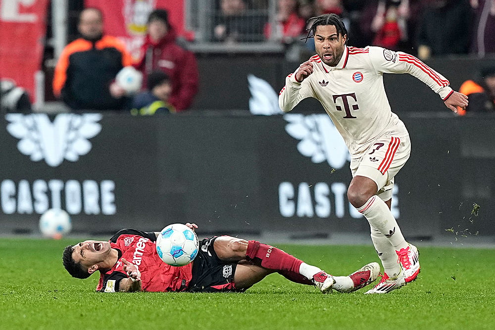 German Soccer league Bundesliga 2024-25 Bayer Leverkusen vs Bayern Munich: Exequiel Palacios
