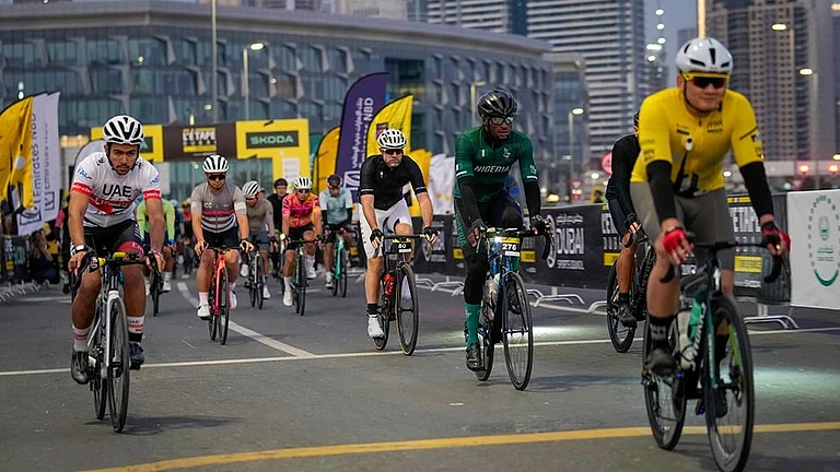L'Etape Dubai Cycling - | Photo: AP/Altaf Qadri