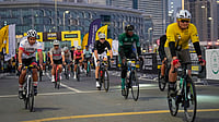 | Photo: AP/Altaf Qadri : L'Etape Dubai Cycling