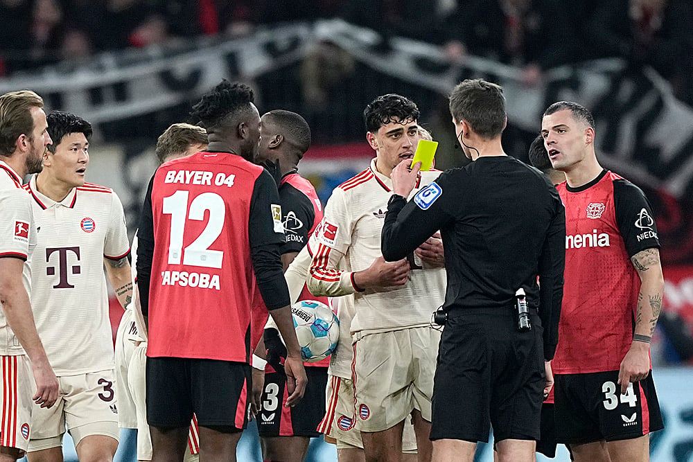 German Soccer league Bundesliga 2024-25 Bayer Leverkusen vs Bayern Munich: Samuel Barrott
