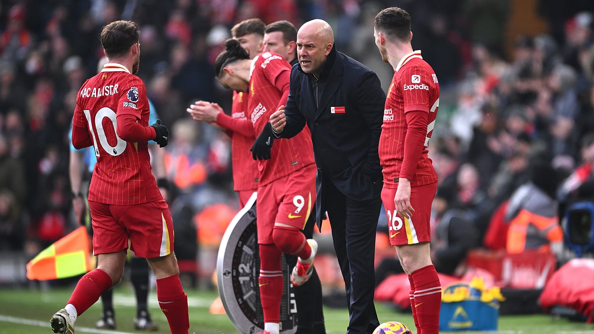Arne Slot's Liverpool were pushed all the way by Wolves - null