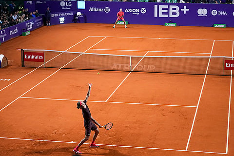 Argentina Open ATP quarterfinals: Alexander Zverev serves to Francisco Cerundolo