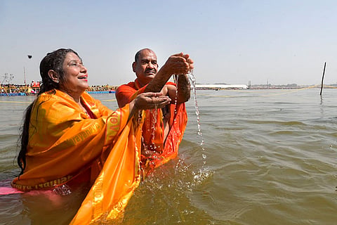Om Birla at Mahakumbh
