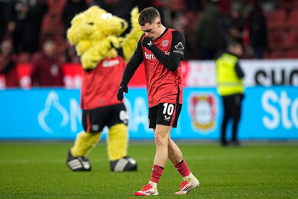 German Soccer league Bundesliga 2024-25 Bayer Leverkusen vs Bayern Munich: Florian Wirtz