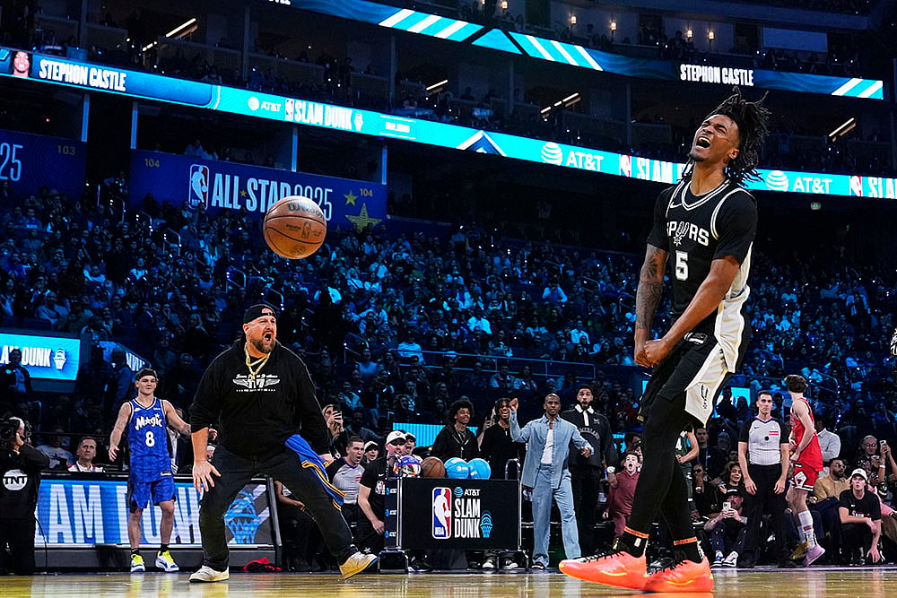 NBA All-Star Saturday Night Basketball Slam Dunk Contest: Stephon Castle