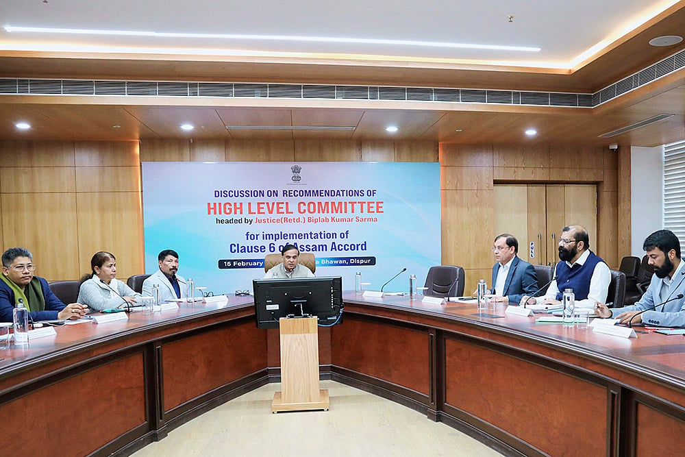 Meeting on Clause 6 of Assam Accord