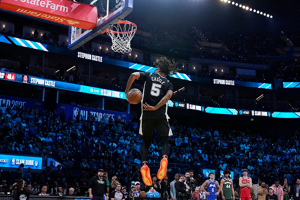 NBA All-Star Saturday Night Basketball Slam Dunk Contest:  Stephon Castle