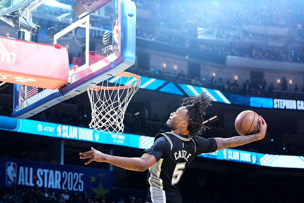 NBA All-Star Saturday Night Basketball Slam Dunk Contest: Stephon Castle
