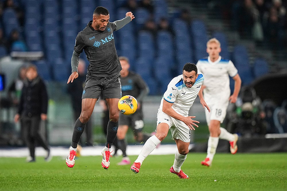 Italian soccer Serie A 2024-25 Lazio vs Napoli: Juan Jesus