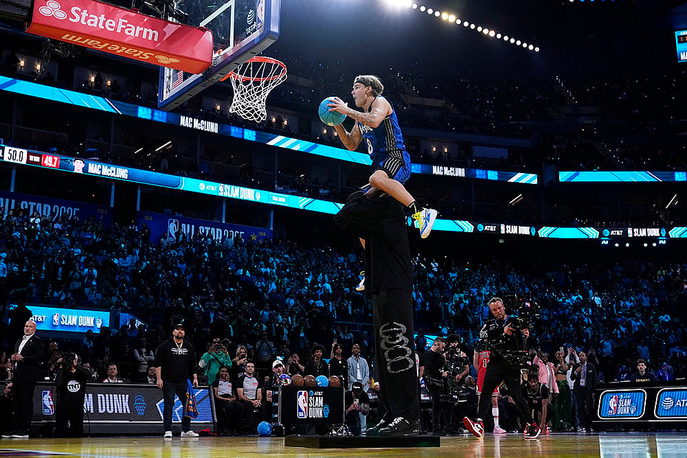 NBA All-Star Saturday Night Basketball Slam Dunk Contest: Mac McClung 