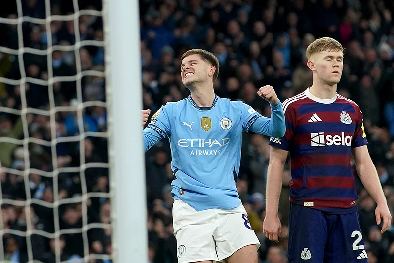 Britain Soccer Premier League 2024-25 Manchester City Vs Newcastle United: James McAtee