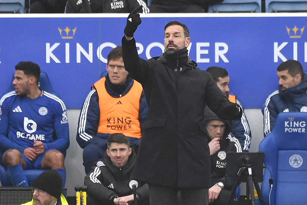 Britain Soccer Premier League 2024-25 Leicester City Vs Arsenal: Ruud van Nistelrooy