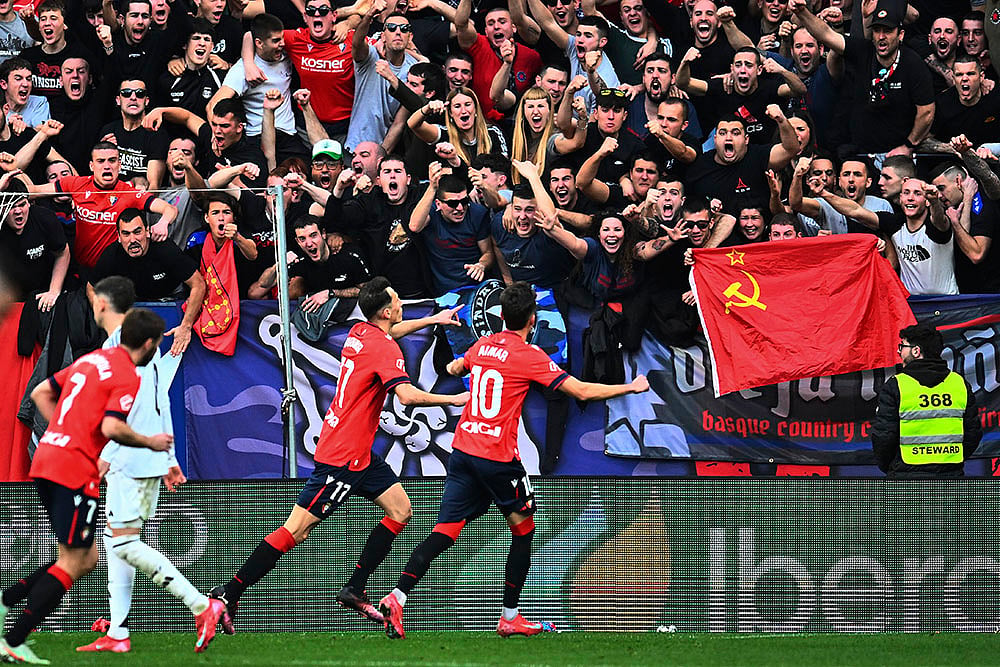 Spanish Soccer La Liga 2024-25 Osasuna vs Real Madrid: Ante Budimir